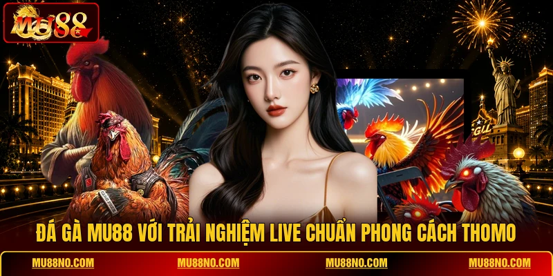 đá gà MU88 với trải nghiệm live chuẩn phong cách Thomo